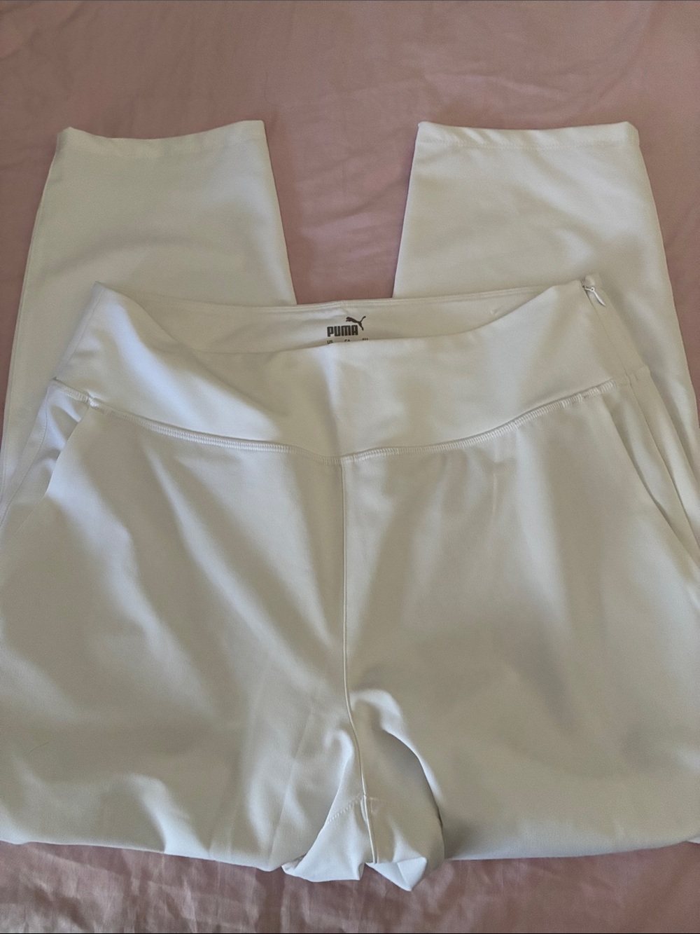 Puma White Women's High-Waist Performance Leggings
